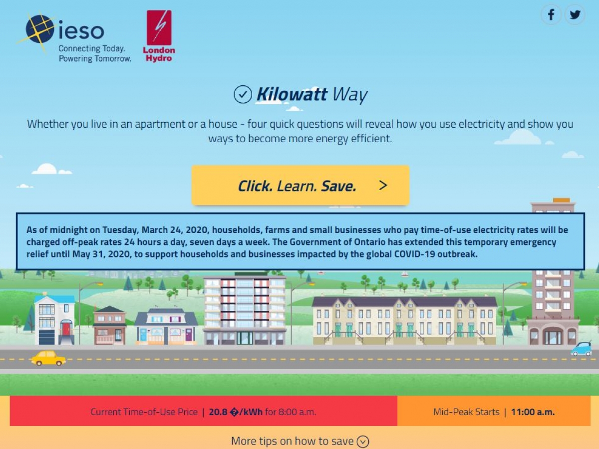 One Kilowatt Way One Kilowatt Way website